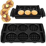 BYKITCHEN Silikon Waffelplatten für Tefal OptiGrill+ XL Kontaktgrill & Tefal OptiGrill Elite XL Kontaktgrill, Optigrill XL/Elite XL Zubehör, Waffeleinsatz/Waffeleisen Optigrill Zubehör