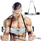 Heavy Duty Arm Blaster Bodybuilding Bomber Bizeps Curl Trizeps Muskel Fitness UK (Silber)
