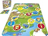 Hasbro Twister Junior Spiel, 2-in-1 Spiel mit doppelseitiger Spielmatte, fördert die Beweglichkeit und sorgt für Spaß, für Kinder ab 3 Jahren geeignet, lustige Weihnachstaktivitäten für Kinder