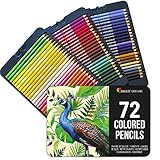 Zenacolor Buntstifte Set 72 Professionelles Buntstifte - Bleistifte für Malbücher - Stifte Set für Zeichnen