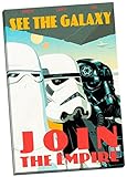 Star Wars Storm Troopers Propaganda Leinwanddruck Bild Wall Art Großer 76,2 x 50,8 cm