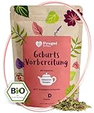 Geburtsvorbereitung - 100% BIO Schwangerschaftstee speziell ab 37. SSW - mit Himbeerblättern und Frauenmantel nach traditionellem Hebammen-Wissen für das 3. Trimester - PregniVital®