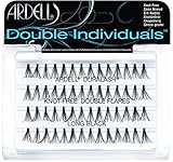ARDELL Double Individuals Long (Knot Free) black, Einzelwimpern r (1 x 56 Stück) Eye-lashes (ohne Kleber). Wiederverwendbare natürlich schwarze künstliche Echthaar Wimpern
