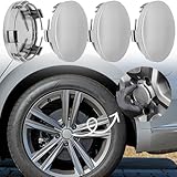 LPZMPZ Radnabenkappen Auto Nabendeckel Radnabenabdeckung Felgendeckel Felgenkappen 60mm Abs Nabenkappen Radnabendeckel Universal Kompatibel mit BMW Audi VW OPEL (Zincare)