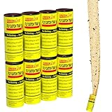 MEGAROOM Premium Fliegenfänger 8 Stück, Giftfrei Umweltfreundlich Fliegenfalle Innenbereich & Draußen, Gegen Fruchtfliegen Fliegen Mücken Und Motten, Fruchtfliegenfalle Reißnagel Zum Aufhängen