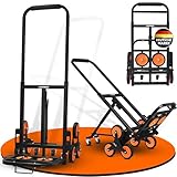 LASTHELD® 2-in-1 Sackkarre & Transportwagen klappbar - Treppensteiger, Transportroller & Plattformwagen 150 kg - robust & stabil aus Stahl - ideal für Umzug, Möbel & Garten