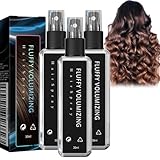 Continentau.Jy07 Haarspray, Continentau Haarverdichtungsspray mit natürlichem Pflanzenprotein, flauschiges Volumen-Haarspray für Männer und Frauen, für alle Haartypen (3PCS)