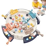Hungry Beans Gesellschaftsspiel - Multiplayer Bohnen-Kugel Spielzeug - Klassisches Gesellschaftsspiel Geschicklichkeitstraining Für 2 Bis 4 Spieler Partys Kinder Erwachsene
