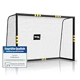 Racetex Fussballtore für Garten Kinder und Erwachsene mit [Anti-Rost Beschichtung] - Fußballtor Kinder inkl. Erdanker für optimalen Halt - Fußball Tor mit rundum Polsterung (240cm x 160cm)