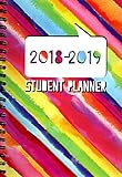 2018–2019 Student Planer Kalender – Schule College wöchentliche/monatliche Agenda – Amts Buch Organizer – (Spiralbindung) V6