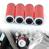 Ölfilter, Motorölfilter Ölfilter für 250 EXC-F 450SX-F XC-F XCF-W EXC-F FE250 FC350 - 4 Stück