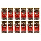 Food-United marokkanische Sardellen Filets in Sonnenblumenöl und Salz mariniert 12 Gläser Füllmenge 90g ATG 48g der mediterrane Klassiker unter den eingelegten Fisch-Sorten (12 Gläser)