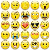 MORCART 28 Stück Magnete, Emoji Kühlschrankmagnete lustige Smiley Magnets Dekorative für Magnettafel, Kühlschrank, Whiteboard, Küche, Pinnwand Büro Kinder und Erwachsene Geschenk