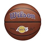 Wilson Basketball TEAM ALLIANCE, LOS ANGELES LAKERS, Indoor/Outdoor, Mischleder, Größe: 7