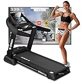 Orion FItness Sprint C6 Laufband klappbar elektrisch bis 150kg, Bluetooth, FitShow, Kinomap automatische Steigung auf 15 Ebenen,LED-Computer, 1-20km/h, Motor mit 4PS(5PS), Laufgurtfläche 140 * 50cm