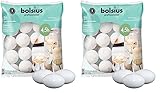 bolsius 103632053702 Schwimmkerzen Wachs weiß, Sans parfum, 4,5cm w X 3cm h (Packung mit 2)