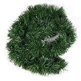 Weihnachtswunder® Weihnachtsgirlande grün 10 Meter - künstliche Dekogirlande Ø 10 cm - Tannen Girlande Weihnachten