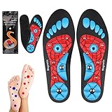 Magnetische Einlegesohlen zum Abnehmen Damen Herren: Massage Akupressur Einlagen, Atmungsaktiv Einlagen zum Abnehmen, Schuheinlagen zum Abnehmen für Linderung von Müdigkeit (S)