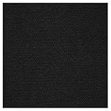 Vieshful Selbstklebende Teppichfliesen 30x30 cm, Zuschneidbare Teppichbodenfliesen, Weiche Nadelfilz Fliesen für Wohnbereich, Büro, Küche – 10 Fliesen pro Box / 0,9 m² Schwarz