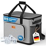 BigDean 30L Kühltasche auslaufsicher & wasserdicht – Picknicktasche für Essen & Getränke – bis zu 5h Kühldauer