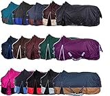 RL24 - Weidedecke Winterdecke 600D BASICLINE mit Nylonfutter, Polarfleecefutter oder Füllung in 100g, 200g, 300g