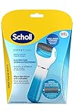Scholl Expert Care, Hornhaut Entfernung für seidig weiche Füße,elektrischer Hornhautentferner schnell & Mühelos (mit Meeresmineralien Rolle für präzise Ergebnisse,1 Gerät inkl. Rolle)1 Stück