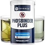 Teicher Phosphatbinder für klares Teichwasser – Reduziert Phosphat nachhaltig | Unterstützt natürliche Wasserbalance | Ohne Rückstände | Made in Germany