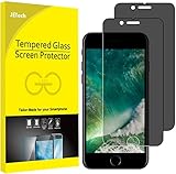 JETech Sichtschutz Kompatibel mit iPhone 8 Plus und iPhone 7 Plus, Anti-Spähen Gehärtetem Blickschutzfolie panzer schutz folie glas, 2 Stück