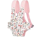 GAGAKU Puppentrage Baby Schultergurte Kreuzen Vorne und Hinten Puppenzubehör für Kinder 100% Baumwolle - Rosa Hirsch