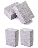 QWORK® 4 Stück Bimsstein Reinigungs, Reinigungsstein, BBQ Reinigungs Werkzeug, Ölflecken Zum Grillen Entfernen