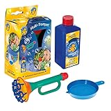 PUSTEFIX Multi-Bubble-Trompete I 250 ml Seifenblasenwasser I Bunte Bubbles Made in Germany I Seifenblasen Spielzeug für Kindergeburtstag, Hochzeit & als Gastgeschenk I Spaß für Kinder & Erwachsene