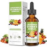 Mommachi Liposomale Vitamin B Komplex Tropfen, Hochdosiert Flüssiges mit alle 8 B-Vitamine (B1, B2, B3, B5, B6, B7, B9, B12), Vegan, Keine Zusatzstoffe, Aktive Vitamin B Formen, 60ml (1er Pack)