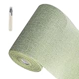 SWAWIS Tischband Grün Tischläufer Rolle 20cmx25M Tischläufer Grün Leinenoptik Tischband Tischläufer Hochzeit Tischläufer Geburtstag Vintagegrün für Tischdeko Hochzeit Geburtstag Taufe Deko