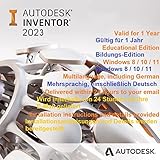 Autodesk Inventor Professional 2023 | 1-Jahres-Lizenz | Windows (nur 64 Bit) | Deutsche Sprache |Digitale Lieferung innerhalb von 24h | Inklusive Anleitung zum Software-Download