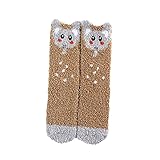 Übergroße Damensocken, warme Baumwollsocken, Weihnachtssocken für Damen, Korallensocken, gestreift, bunt, leicht, Sportsocken, Freizeitsocken, Wintersocken, Thermosocken, Weihnachtsgeschenke, warme