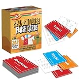 363 Spanische Lernkarten – Spanisch lernen für Erwachsene, Kinder und Anfänger – Spanische Verb-Konjugation in Gegenwart Indikativ – Spanisch auf Englisch Lernkarten – Spanischer Wortschatz Lernkarte