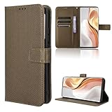Cheshaoping Premium Flip Magnetic Leder Tasche Hülle TPU Silikon Case Für Apple iPod Touch 5/6 / 7 Ledertasche Handyhülle Handy Tasche Schutzhülle Cover Etui Braun