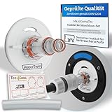 MaJoCompTec® WATERTWIN Tankdeckel mit Wasseranschluss | Wassertankdeckel Befüll Anschluss für Wassereinfüllstutzen | Wohnmobil Wohnwagen Zubehör (PRO-Version + Filter, Adapter 3-PIN D:78)