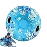 Yonuaret Schneeröhre | 102 cm Kältebeständig Kippsicher | Aufblasbare Kinder-Schneeröhre Zum Rodeln,Park Garten Spielplatz Schlittschuhlaufen Skifahren Mädchen Teenager Erwachsene Familie