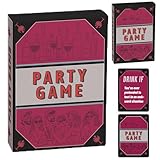 Generisch Brettspiel, Karten Spielen - Tabletop English Fun Cards für mehrere Spieler 50x,Reisenbrettfamilienspiele Indoor für Geburtstagsveranstaltungen, Camping