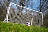 Fußballtor - 3.7 x1.8m - mit Stoppnetz - 6.5x3m - Ideal, um nie Wieder Sein Ball zu verlieren !
