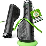 RBRL Fahrradgriffe Ergonomisch, Universal Fahrrad Lenkergriffe mit Mehr-Zonen-Design für besseren Halt und Komfort, Aluminiumlegierung Lock-On Design, Fahrrad Griffe für MTB/E-Bike/Scooter/Trekkingrad