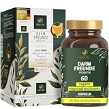 VITACTIV Darm Freunde - Probiotik Kulturen Komplex - 60 Probiotika Kapseln - 30 Bakterienstämme, 100 Mrd. KBE/g - Lactobacillus & Bifidobakterien, Akazienfaser als Präbiotika, 8 B-Vitamine - Vegan