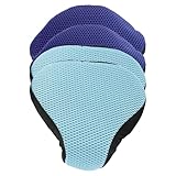 YARNOW 4 Stück Fahrradsitzkissen Verschleißfeste Geschmeidige Fahrradsitzpolster Universeller Fahrradsattelbezug für Mountainbike und Rennrad Bequemer Sitzschutz für Lange Radtouren