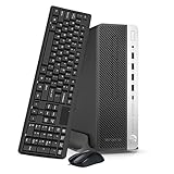 HP ProDesk 600 G5 SFF Desktop Computer PC, Intel Core i5-9500, 16 GB RAM, 512 GB SSD, WiFi, Bluetooth, US Tastatur, Windows 11 Pro (Generalüberholt)