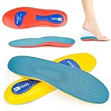 KFDDRN 2 Stück Einlegesohlen Arbeitsschuhe, Senk Spreizfuß Einlagen, Norelie Einlegesohle Plantarfasziitis, Plattfuß Einlagen, Einlegesohlen Herren Damen Arbeitsschuhe Für Alltag Und Beruf (41-42)