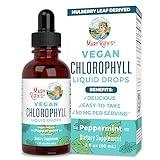 MaryRuth's, Chlorophyll Drops, 60ml, 50mg Chlorophyll je Dosis, Pfefferminzgeschmack, Vegan, Glutenfrei, Sojafrei, GMO frei