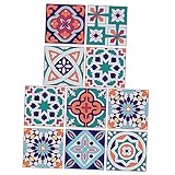 Amosfun 10St Wandaufkleber aus Backsteinfliesen Mieterfreundlicher Backsplash Wasserfeste Aufkleber küchenrückwände kitchen rückwand Wandaufkleber für die Küche Aufkleber für Bodenfliesen