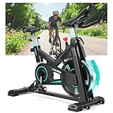 [UPGRADE] Wenoker Heimtrainer Fahrrad mit APP Magnetwiderstand Stationäres Fahrrad für Zuhause, Indoor Bike mit Flüsterleise, Schweres Schwungrad und Verbesserter LCD-Monitor, Bis 160KG