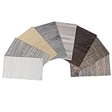 Art3d PVC-Bodenbelag 6 Stück Muster Selbstklebende Bodenfliese Fliesen DIY Vinyl Holzdielen Wasserdichter Dielenboden Holzoptik Gewaschen Starre Oberfläche
